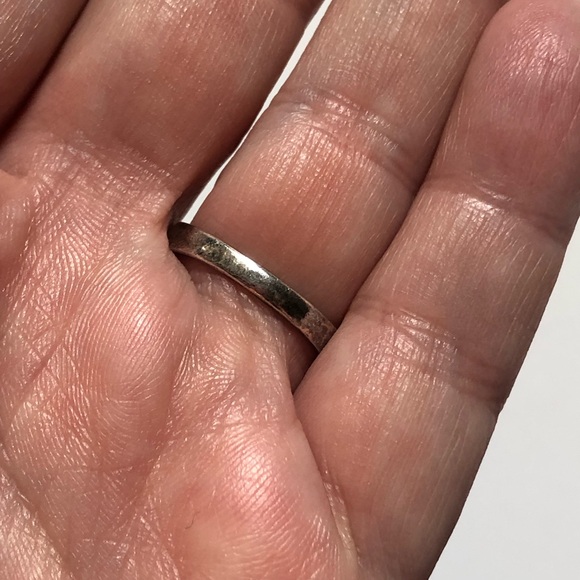 Vintage stamped 925 sterling silver Renaissance Revival style ring sz 7.5 - Picture 5 of 12